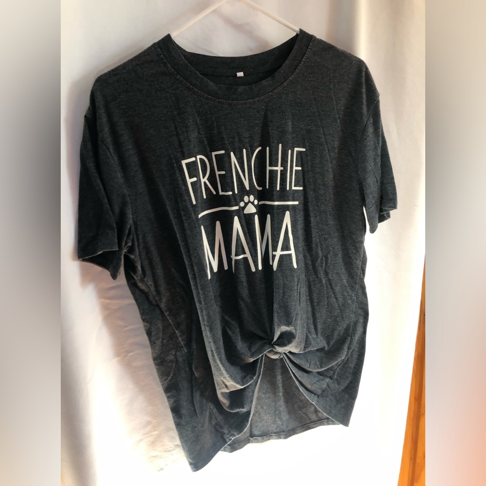 Frenchie Mama t-shirt, size large